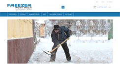 Desktop Screenshot of freezerworkwear.com