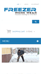 Mobile Screenshot of freezerworkwear.com